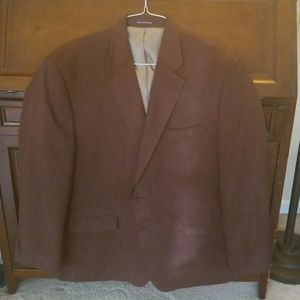 Chsps Chocalate Brown Suede Sport Coat